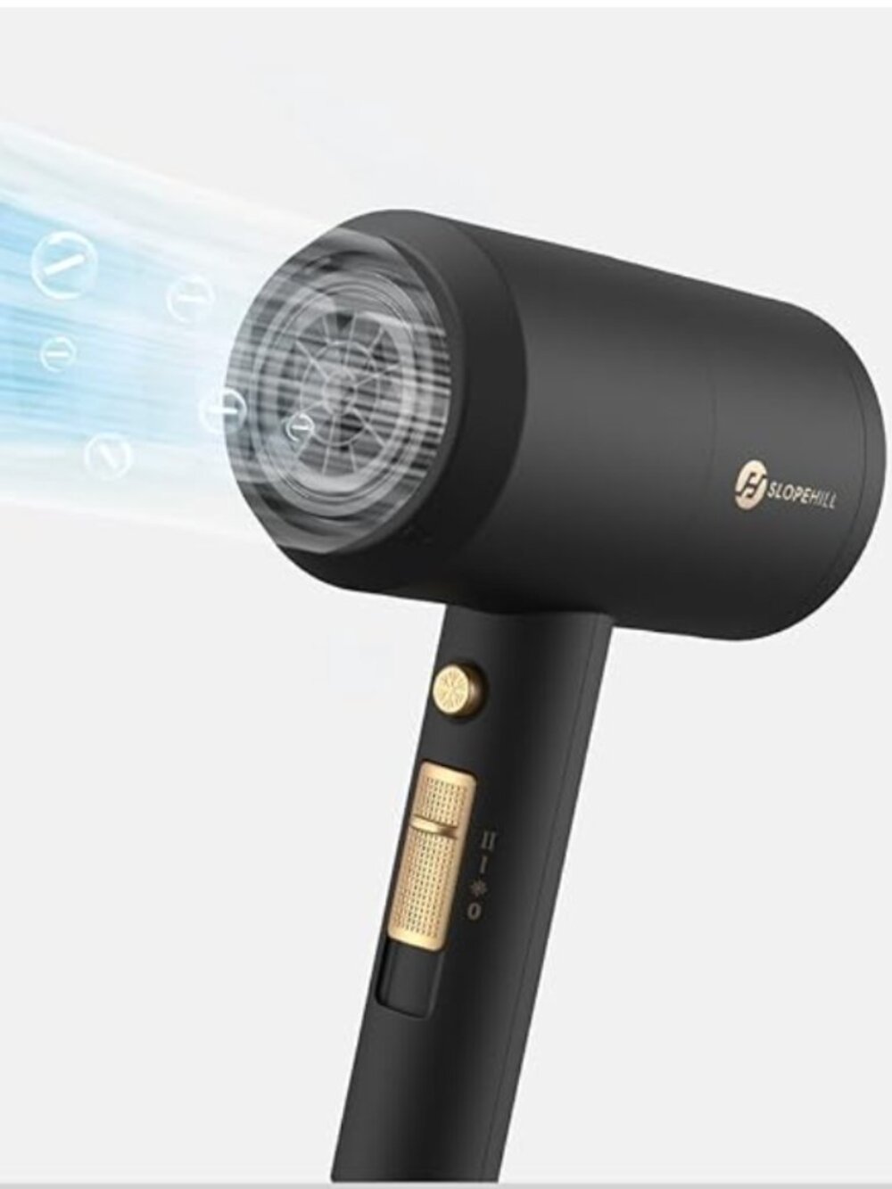 Slopehill Professional Ionic Hair Dryer, Powerful 1800W Fast Drying Low Noise